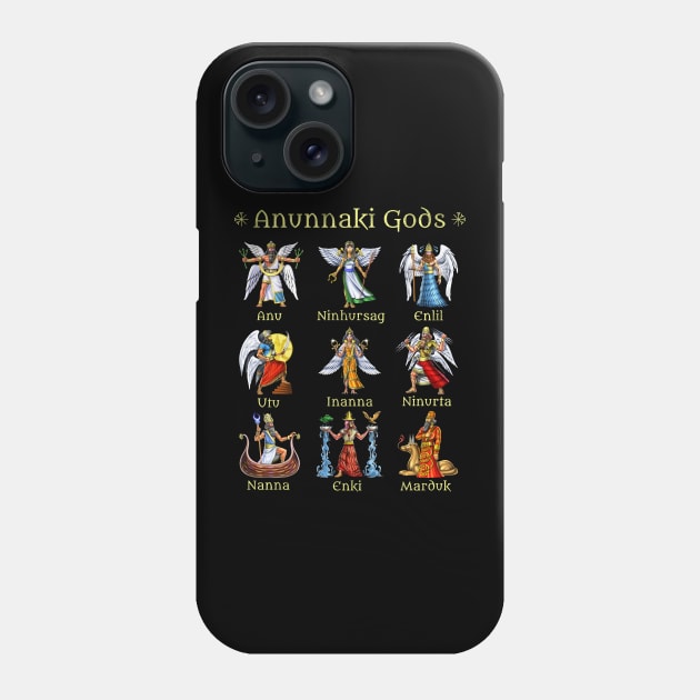 Anunnaki Gods Phone Case by underheaven