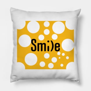 Smile typography Pillow