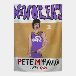 Pete Maravich Tapestry