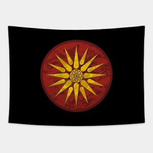 Macedonia Symbol Color Tapestry