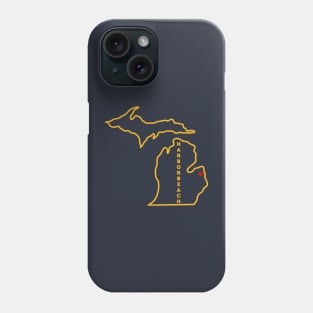 Harbor Beach MI Love (Yellow) Phone Case