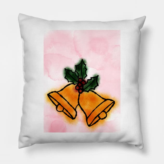 Jingle Bells Pillow by neetaujla