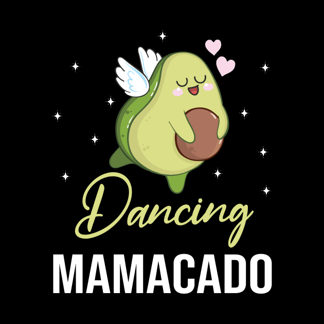 Avocado Dove Flying Happy Day To Me Dancing Mamacado Mother by DainaMotteut