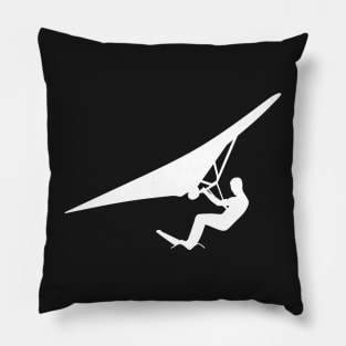 Surfer with kitewing Pillow