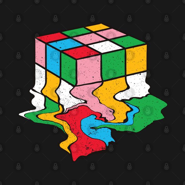 Melting Rubik's Cube by Noveldesigns