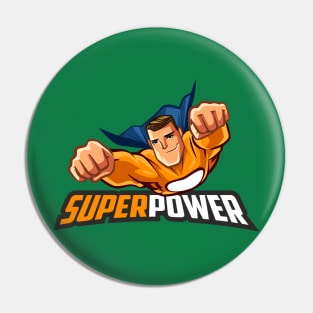 Superhero Pin