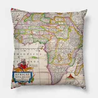 Ancient Africa Map 2 Pillow