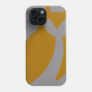 owl orange Phone Case