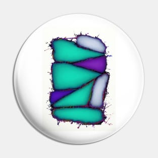 Crushed turquoise Pin