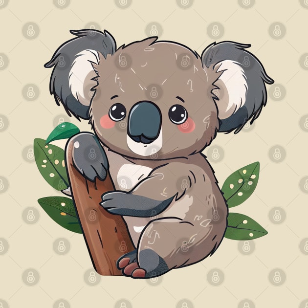 Brown Koala Bear - Cute by Bondoboxy