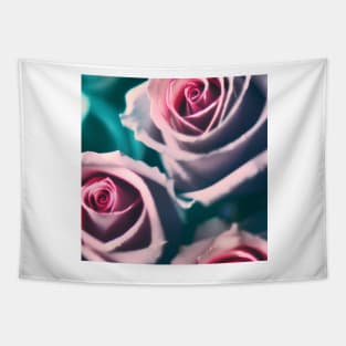 Large Pink Roses Tapestry