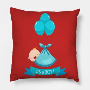 It's A Boy Pillow