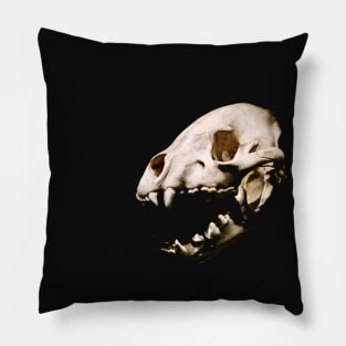 predator skull / Swiss Artwork Photography Pillow