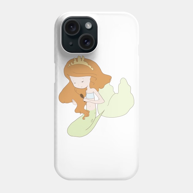 Mermaid Princess Treatment Phone Case by littlemoondance