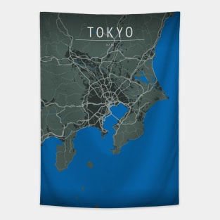 TOKYO MAP Tapestry