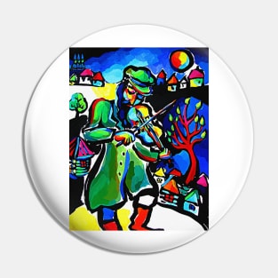 Fiddler and Tree Pin