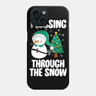 Christmas Flossing Snowman Phone Case