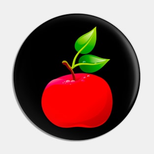 Red apple Pin