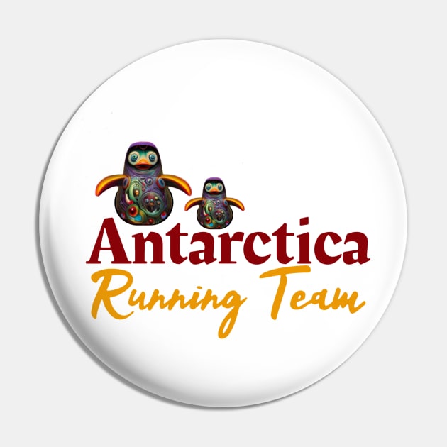 Run With Penguins V1 Pin by L'Appel du Vide Designs by Danielle Canonico