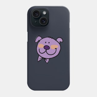 purple pig face Phone Case