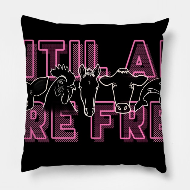 Animal Liberation Pillow by CooperativeCompassion 