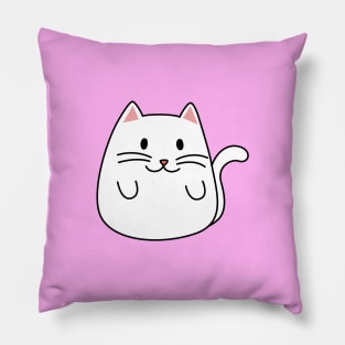 Cute Cat Doodle Pillow