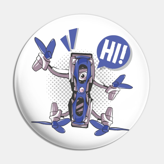 funny robot Pin by PowerShopDesign