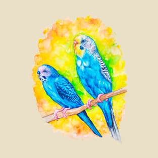 The watercolor parrots T-Shirt