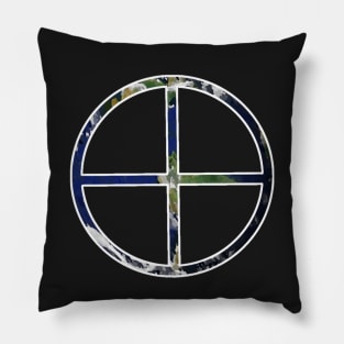 Earth Astronomical Symbol Pillow