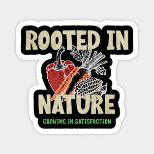 Permaculture Rooted in Nature Magnet