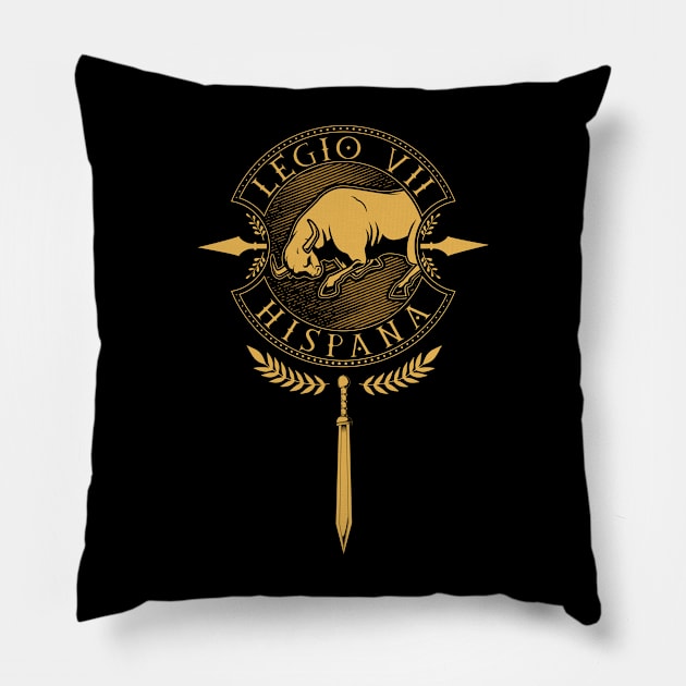 Legio VII Hispana - Roman Legion Pillow by Modern Medieval Design