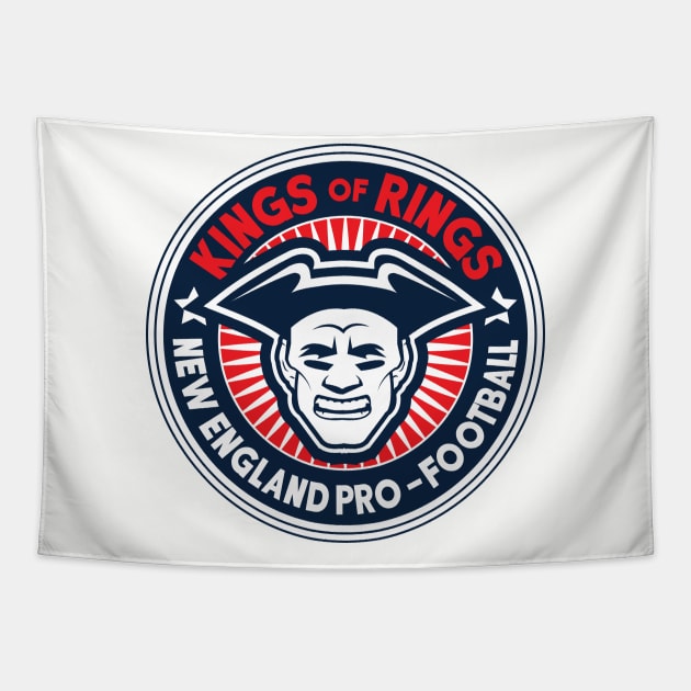 New England Patriots/New Japan Wrestling Mashup Tapestry by Gimmickbydesign