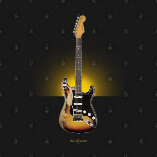 Legendary Guitars - Stevie Ray Vaughan by Jimb Fisher Art