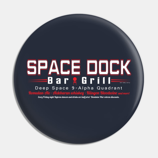 Space Dock Bar & Grill  (DS9) Pin by Illustratorator