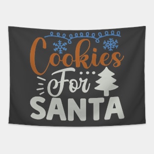 Cookies For Santa Tapestry