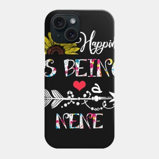 Happiness is being a nene mothers day gift Phone Case