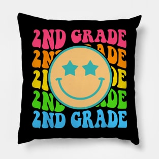 Second Grade Face Teachers Back To School Pillow