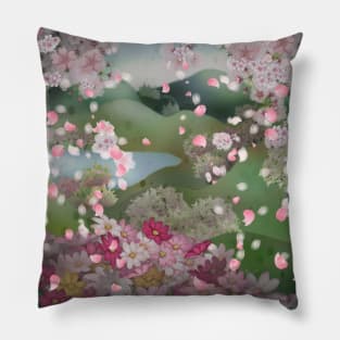 fairyland fantasy landscape Pillow