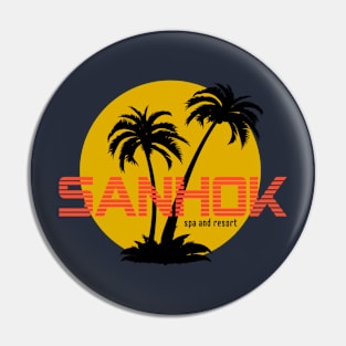 Sanhok Souvenir Pin