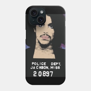 Prince in Mugshot Comic Art Phone Case