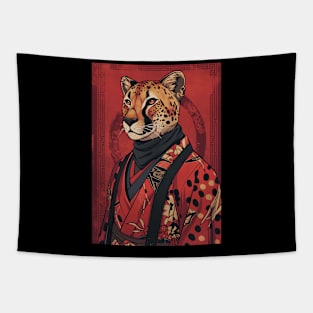 Kimono Cheetah Tapestry