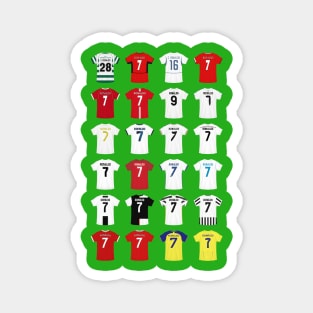 Cristiano Ronaldo Football Shirt Magnet