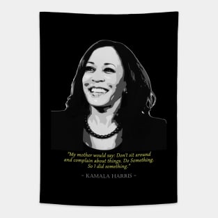 Kamala Harris Quote Tapestry