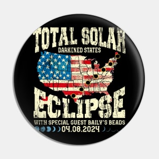 Total Solar Eclipse Totality April 8, 2024 Great American Pin