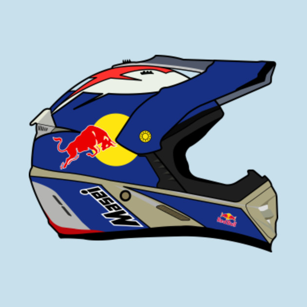 red bull dirt bike helmet