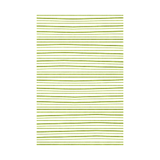 Horizontal Green Lines on Light Grey Background T-Shirt