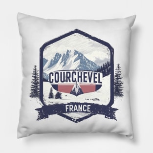 Courchevel France Pillow