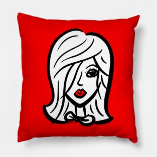 Red Lips Series 3 Pillow