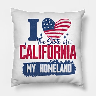 California my homeland Pillow