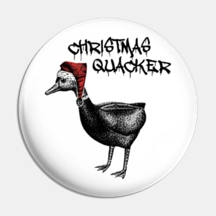 Christmas Quacker Pin